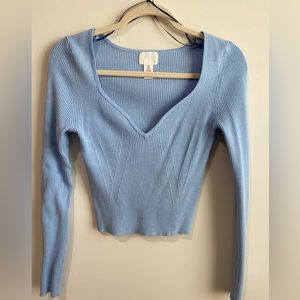 H&M blue top , size Small